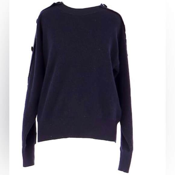SANDRO Scalloped Sweater - Picture 1 of 8